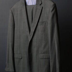 Green plaid Italo Suit